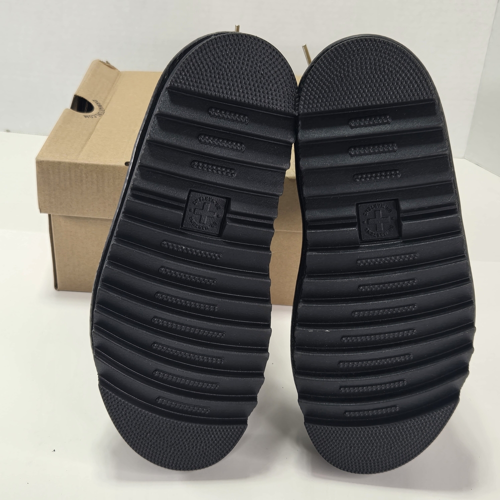 Dr. Martens Nartilla Gladiator Tan Tumbled Nubuck Leather Platform Sandal Size 7 - Picture 8 of 11